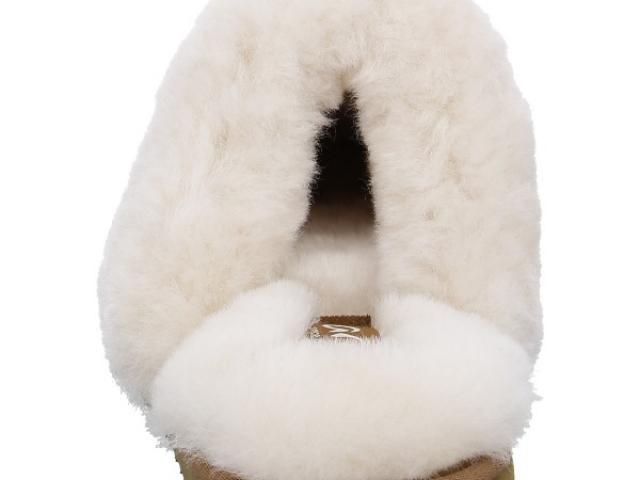 pantoufle cosy cognac de la marque ARA chaud et cocooning 