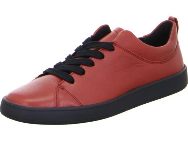 Baskets Stockholm chili voute plantaire cuir d'agneau confort ++