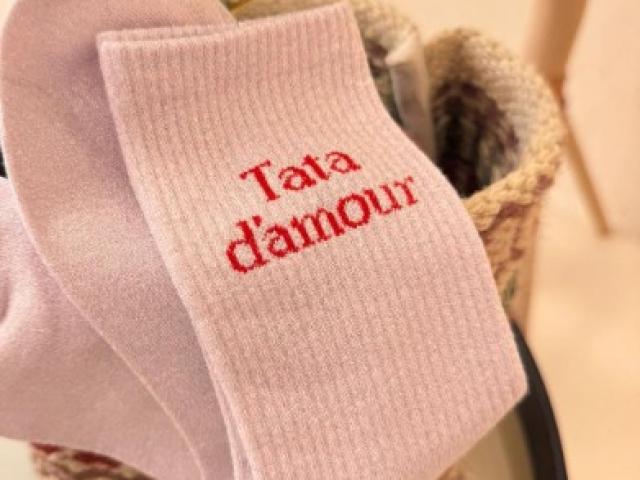 chaussettes paillettes message, le cadeau idéal pour toute la famille.