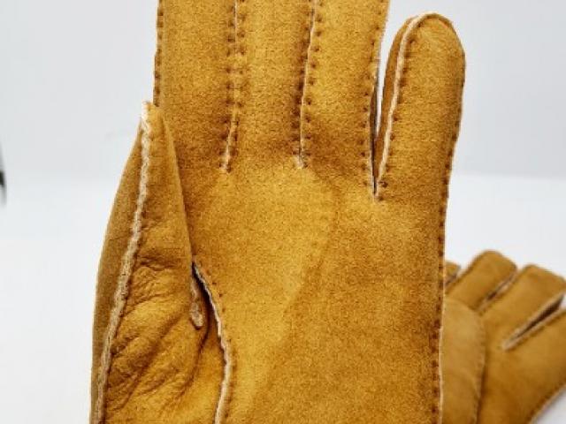 Gants en cuir et véritable mouton 100% naturel créatrice française Milona