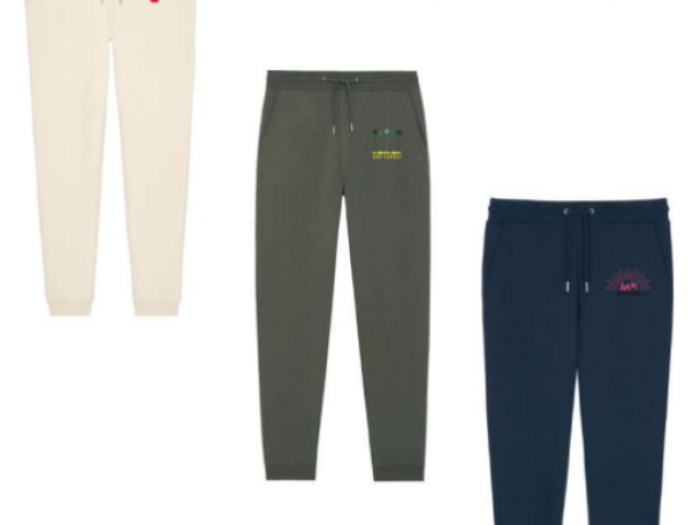 jogging  mixte 100% coton biologique recyclé légèreté et douceur.