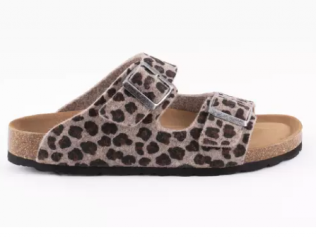Sandale Cassandre en laine Sheperd avec voute plantaire , top confort 