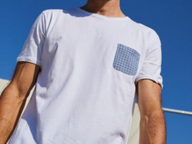 T-shirt GILI'S colle rond  100 % coton biologique certifié Oeko Tex 