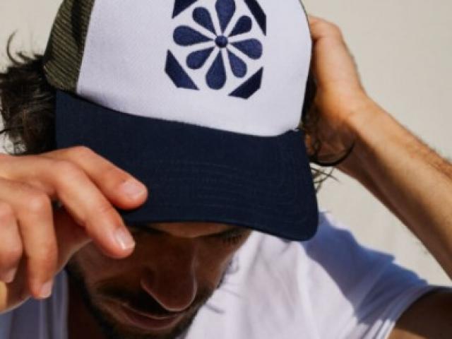 Casquette en coton FRANCAIS GILI'S azulejos a motif ......