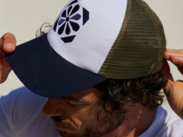 Casquette en coton FRANCAIS GILI'S azulejos a motif ......
