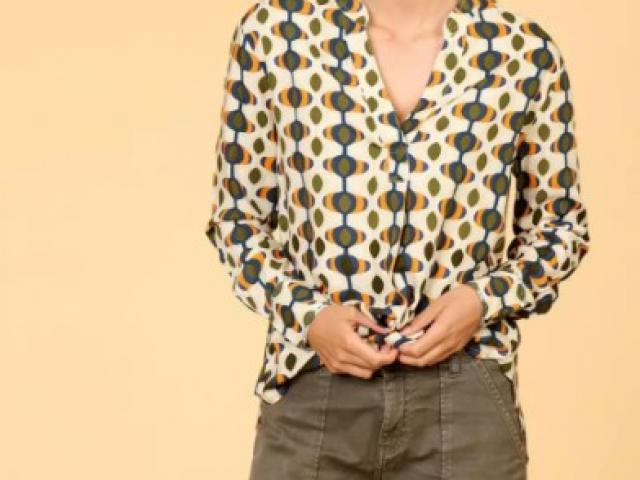 blouse storiatipic 100 % modal pour un confort optimal.