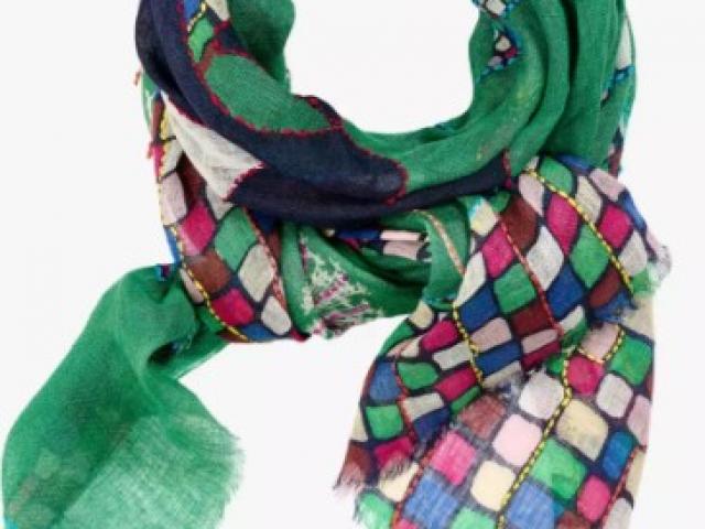 foulard akiko de chez storiatipic, metières 100% naturelles