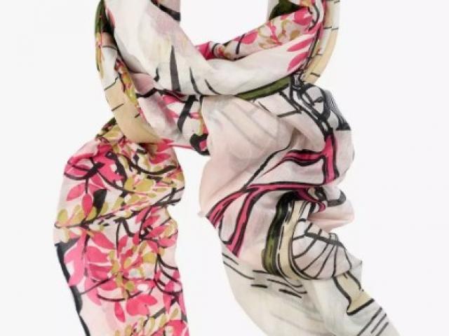 foulard emily de chez storiatipic, metières 100% naturelles