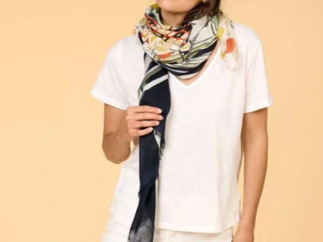 foulard martine de chez storiatipic, metières 100% naturelles