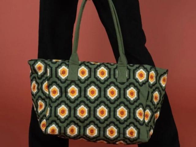 sac week-end de chez STORIATIPIC   en broderie 