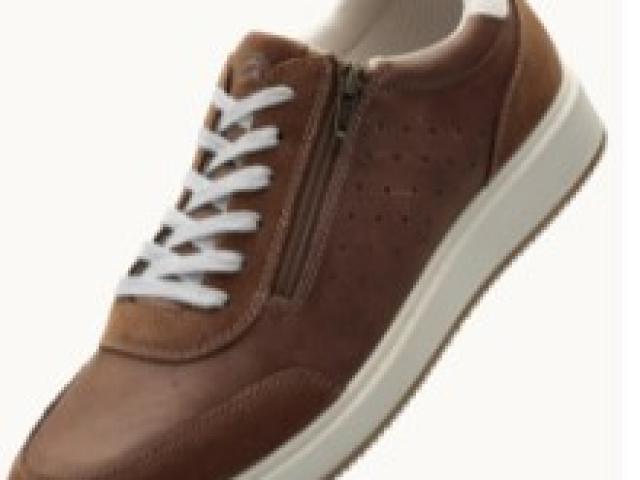 Chaussures lacet Genua cuir cognac