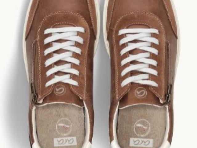 Chaussures lacet Genua cuir cognac