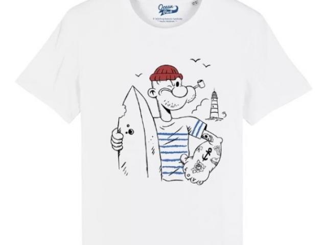 Tee-shirt Océan Park Popeye Surfeur