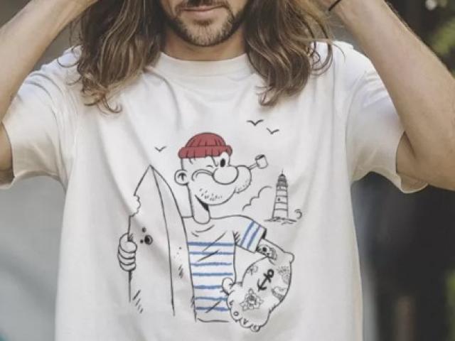 Tee-shirt Océan Park Popeye Surfeur