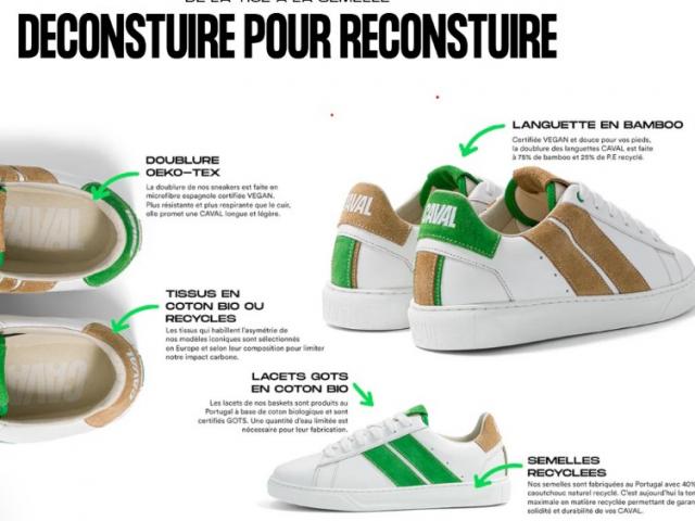 basket CAVAL LABELLISÉES DES SEMELLES AUX LACETS