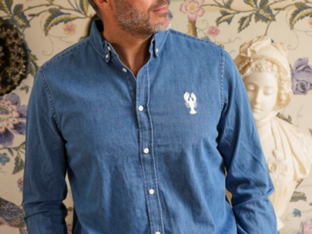 Chemise en jean ANOUK ET NINON fabrication Française coton biologique.