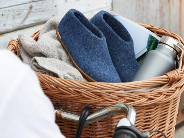 Pantoufles de qualité supérieure 100 % naturelles  5 couches de feutre