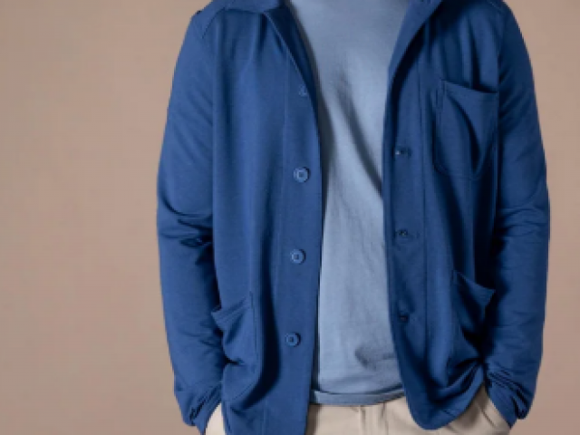 VESTE ANONYM APPAREL Veste workwear en molleton non gratté touché seconde peau