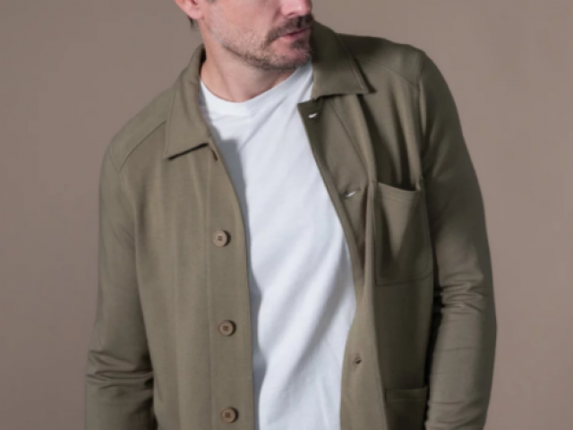 VESTE ANONYM APPAREL Veste workwear en molleton non gratté touché seconde peau