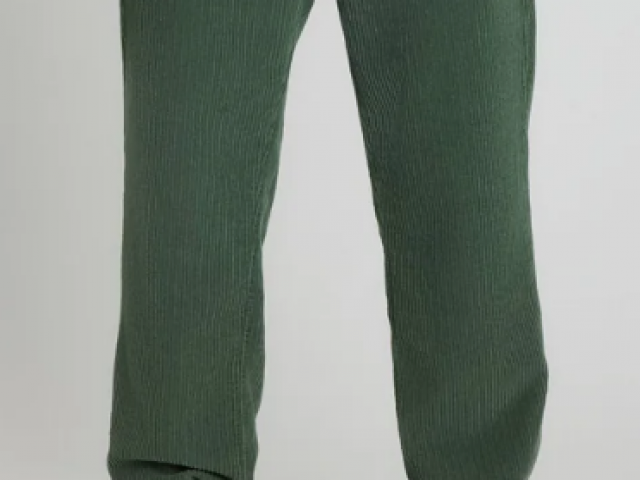 Pantalon Loose PULLIN Fourleaf Couleur : Vert kaki