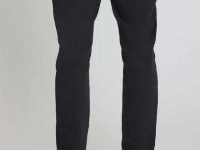 Pantalon Chino PULLIN Dark25 coupe chino toile teintée  Couleur : Noir