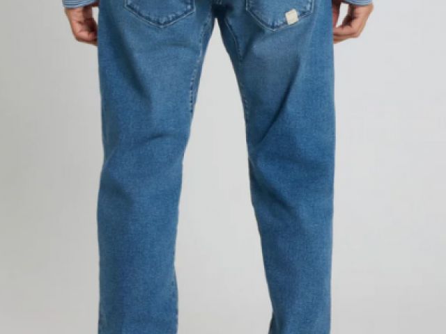 Pantalon Straight PULLIN Naked coupe straight toile teintée