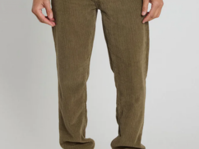 Pantalon Regular PULLIN Otter coupe regular velours côtelé  Couleur : Marron