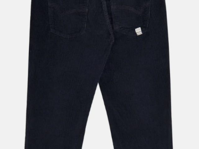 Pantalon Regular PULLIN Roydisco coupe regular velours côtelé  Couleur : Bleu