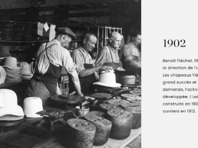 Chapeau de pluie FLECHET Fabrication française