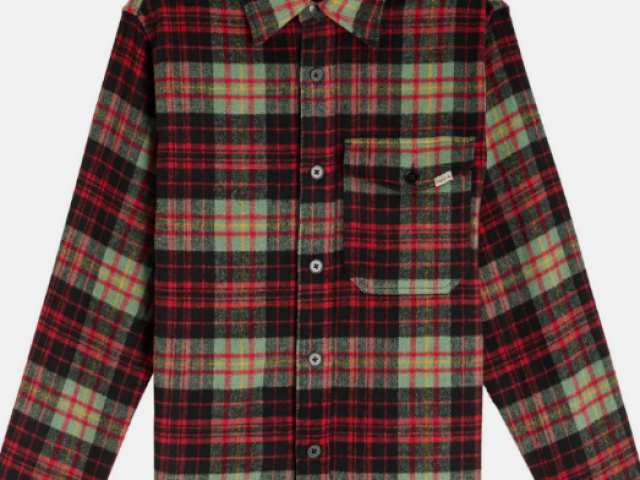 Surchemise Over Darkred COULEUR : ROUGE de chez PULLIN
