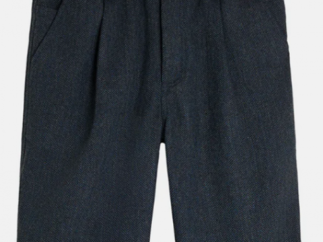 Pantalon Homme Ozzy Pant Dknavy coupe tapered loose de chez PULLIN