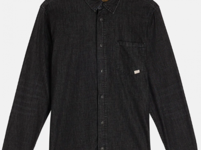 Chemise Mixte Homme Black de chez PULLIN