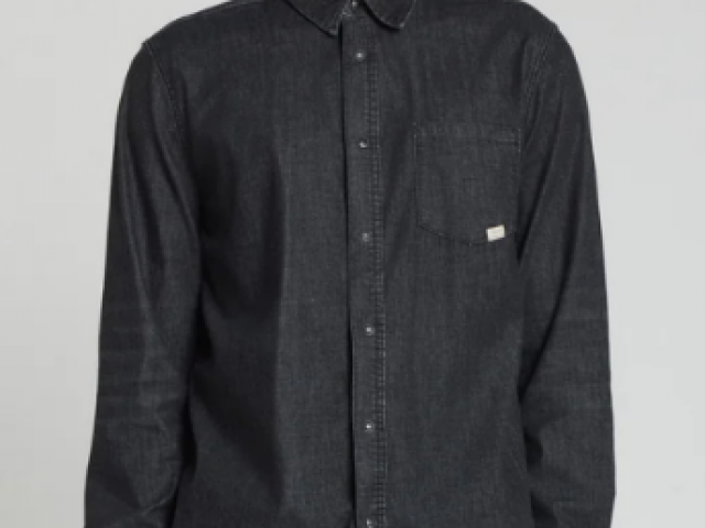 Chemise Mixte Homme Black de chez PULLIN