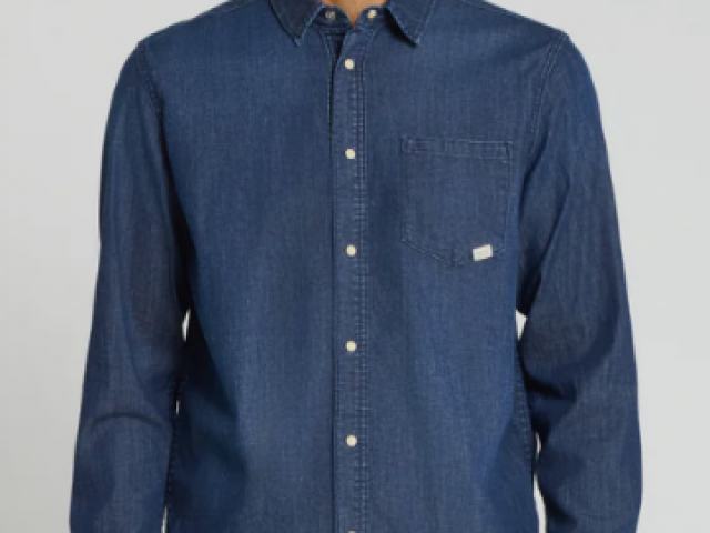 Chemise Mixte Homme Blue de chez PULLIN