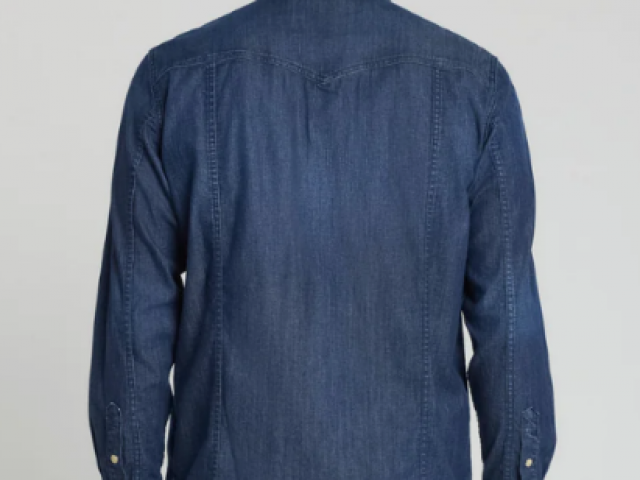 Chemise Mixte Homme Blue de chez PULLIN