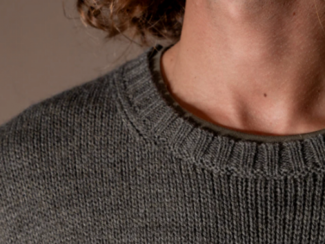 PULL FERNAND de chez ANONYM APPAREL Pull col rond en laine toute douce