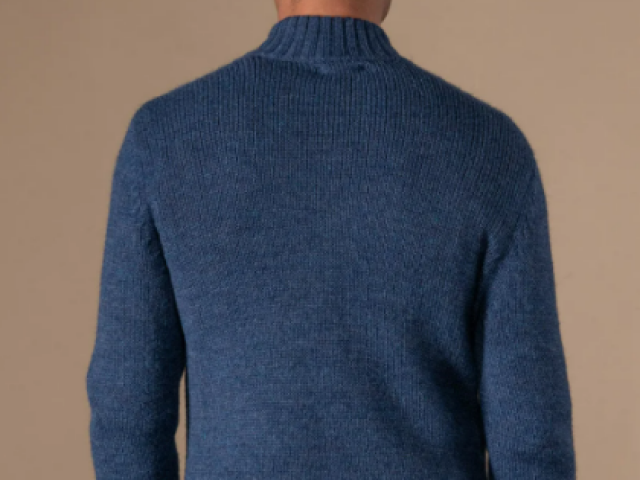 PULL ISAAC de chez ANONYM APPAREL Pull col camionneur boutonné en laine toute douce