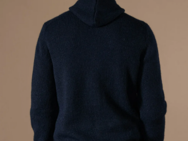 CARDIGAN JAMES de chez ANONYM APPAREL Gilet zippé à capuche en laine toute douce
