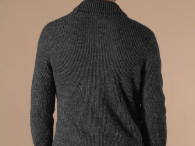 CARDIGAN ANDY de chez ANONYM APPAREL Cardigan col châle en laine toute douce