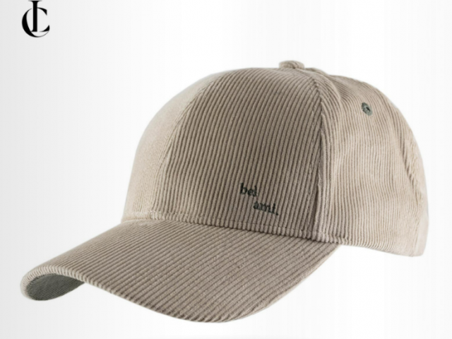 Casquette velours côtelé réglable