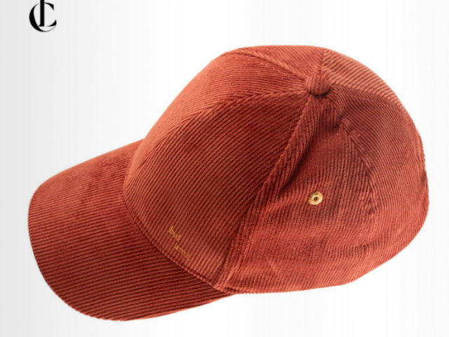 Casquette velours côtelé réglable