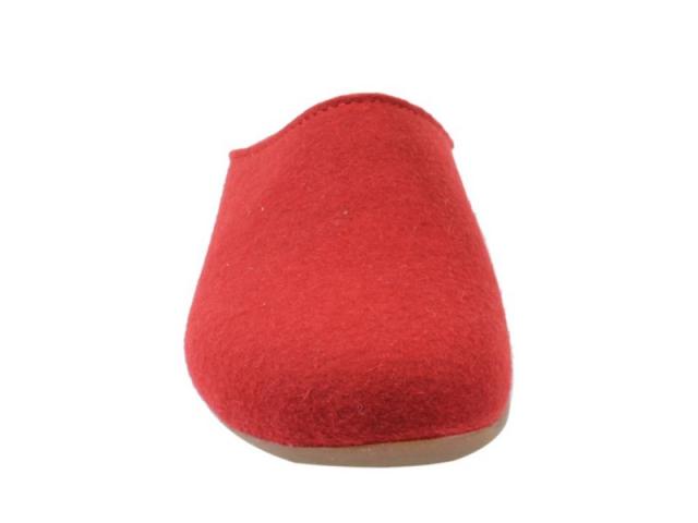 Chausson Slippers Everest Fundus rouge de la marque Haflinger 