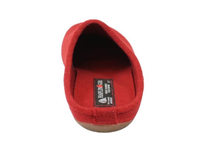 Chausson Slippers Everest Fundus rouge de la marque Haflinger 