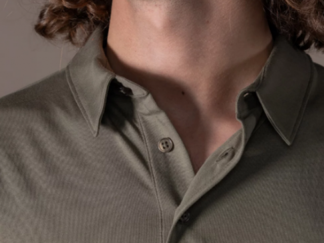 POLO ANONYM APPAREL Polo décontracté à col boutonné en jersey