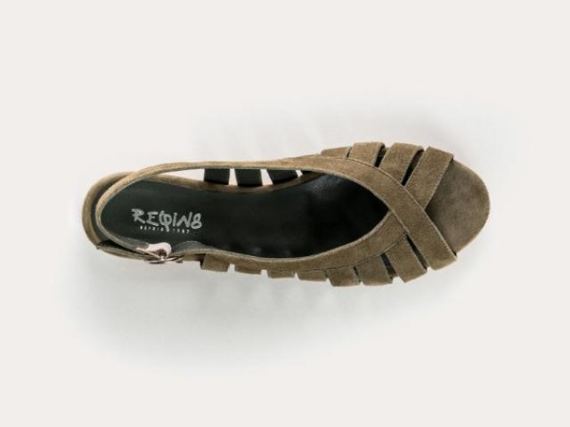 SANDALES CUZCO CUIR VELOURS