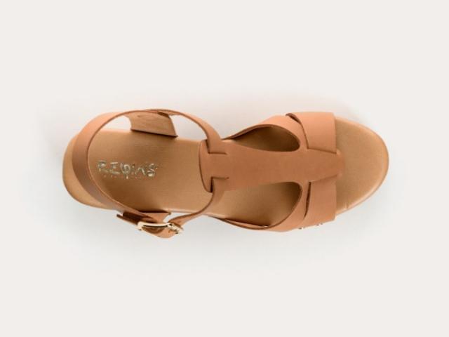 sandale RYM cuir , de chez Reqins marque Française