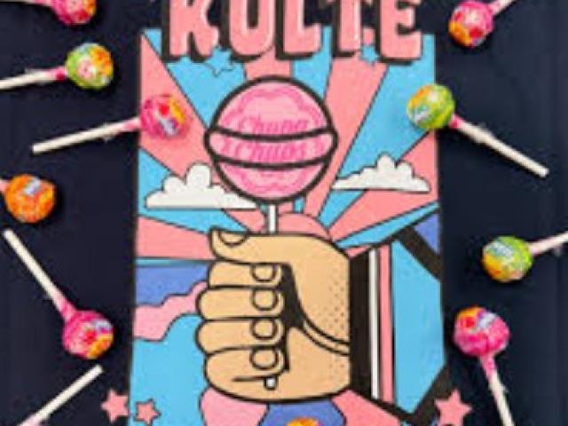 t-shirt KULT edition limité collabe Chupachup coton biologique