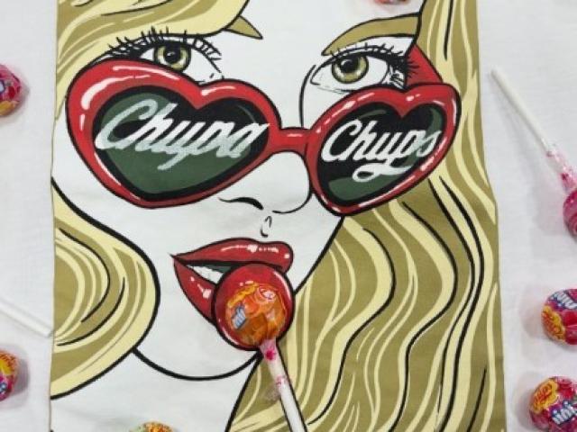 t-shirt KULT edition limité collabe Chupachup coton biologique