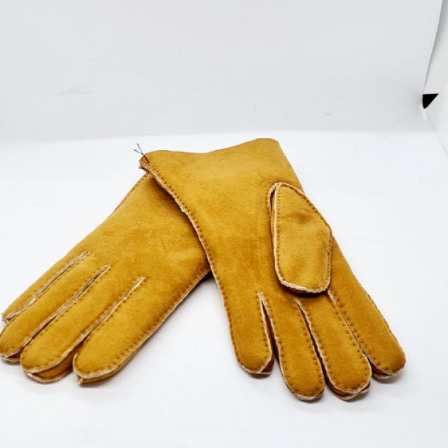 Gants en cuir et véritable mouton 100% naturel créatrice française Milona