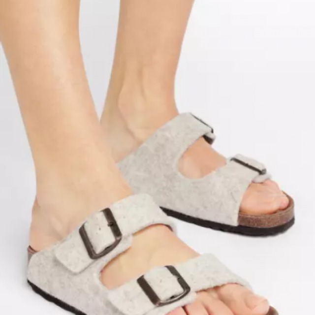 Sandale Cassandre en laine Sheperd avec voute plantaire , top confort 